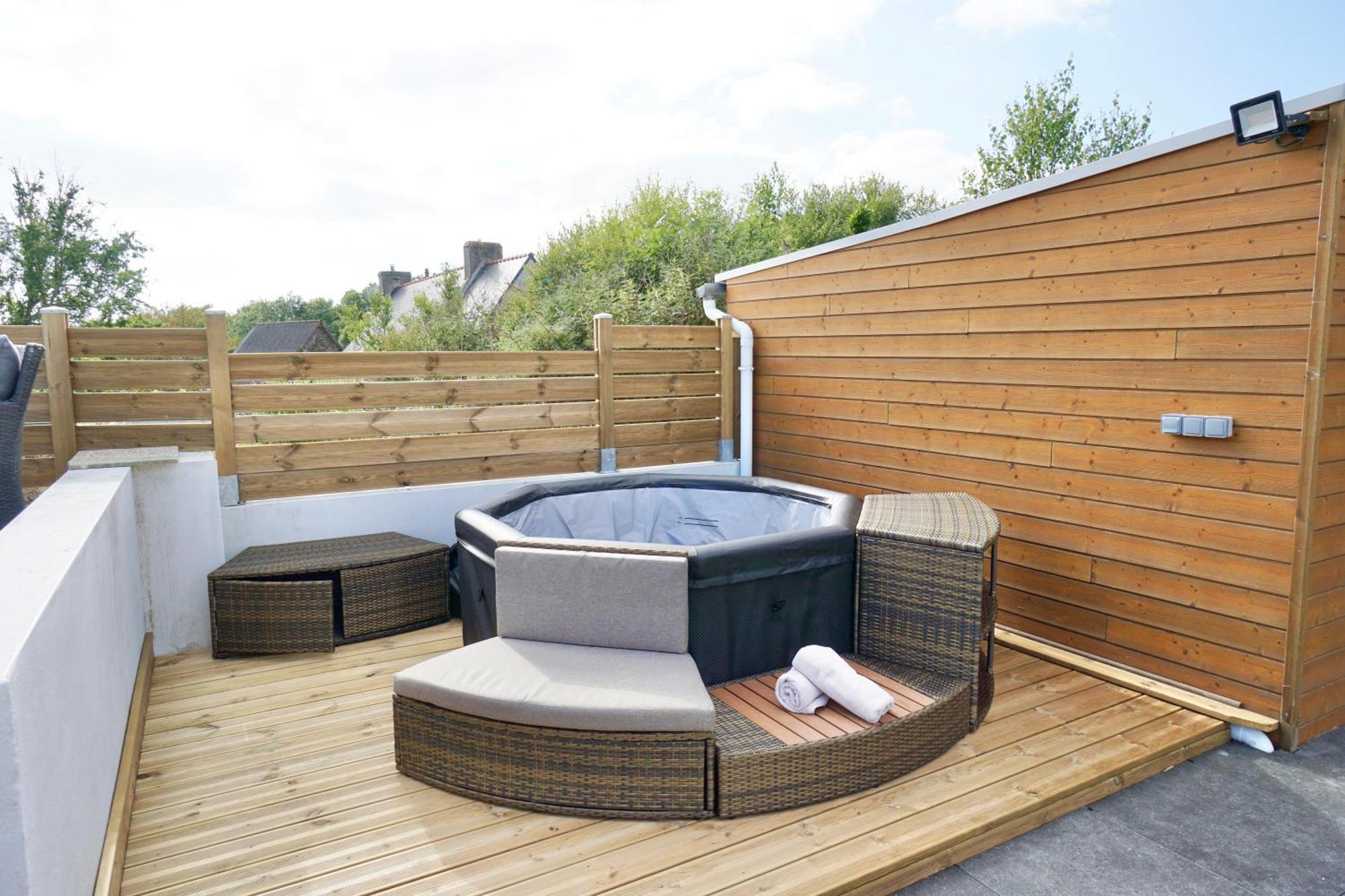 Villa Sophie - 500M De La Mer - Jacuzzi Moëlan-sur-Mer Kültér fotó